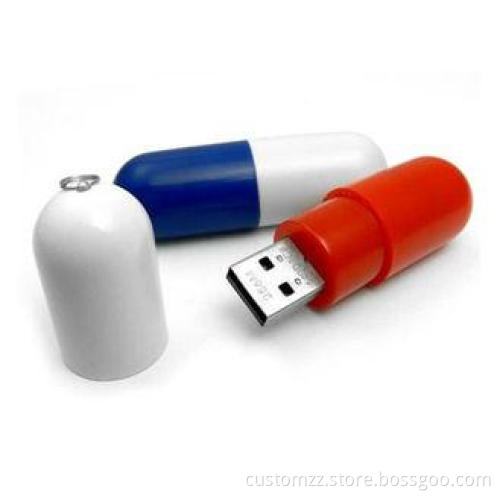 Novelty 32GB USB Flash Drive Thumb Drive Plastic Pills Pend